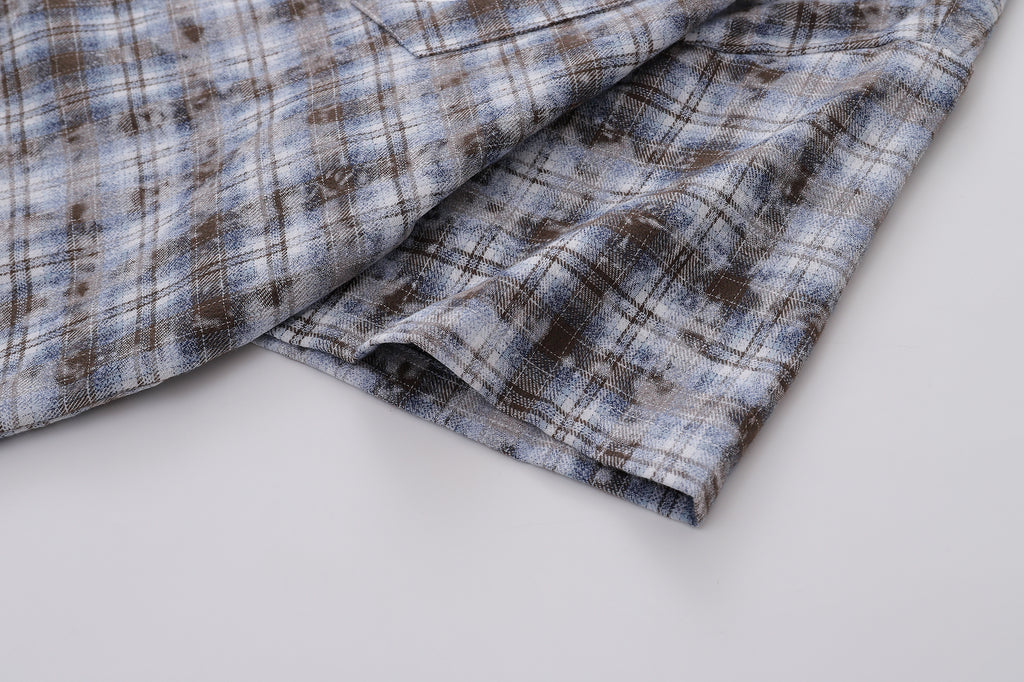 Unisex Color-Contrast Embroidery Tee