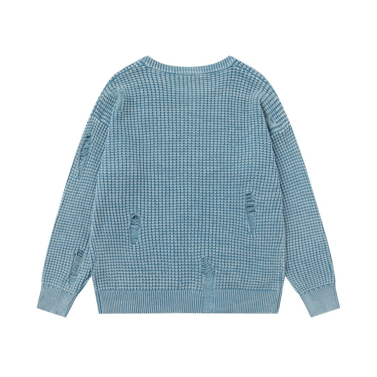 Unisex Distressed Ripped Sweater
