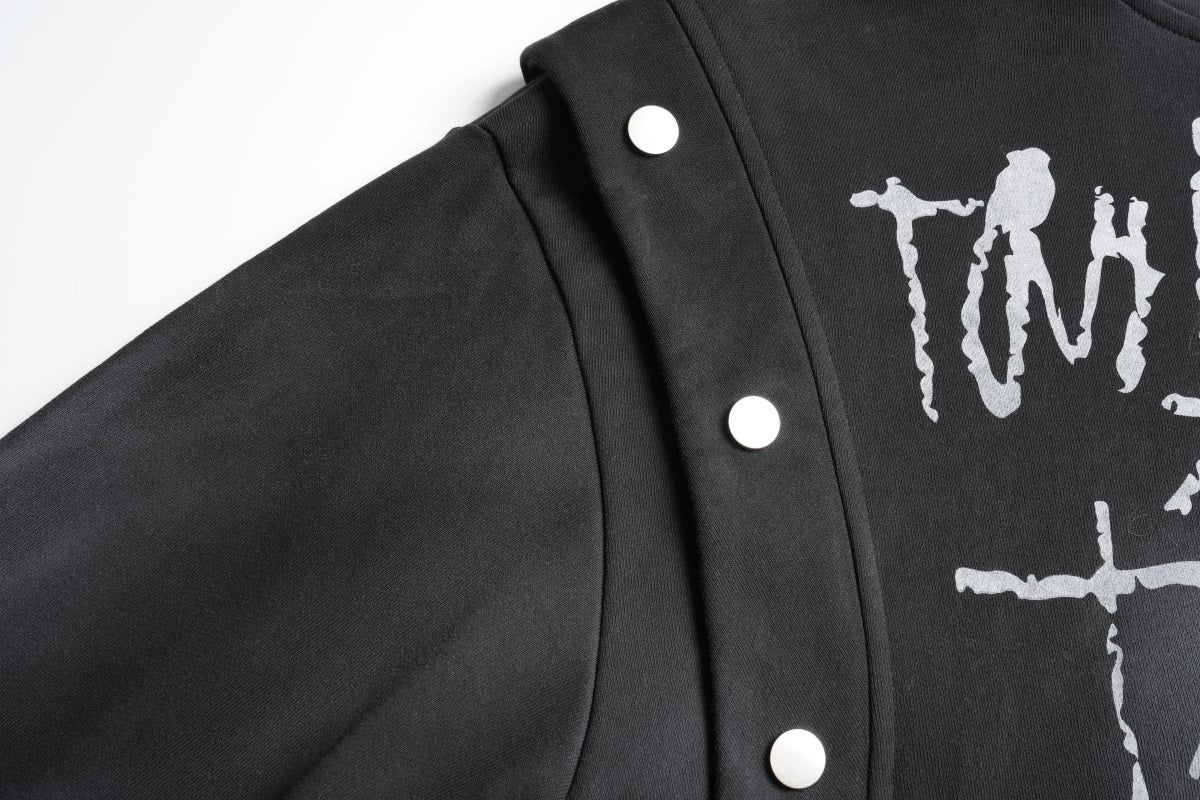 Unisex Hip-Hop High-Street Graffiti Hoodie