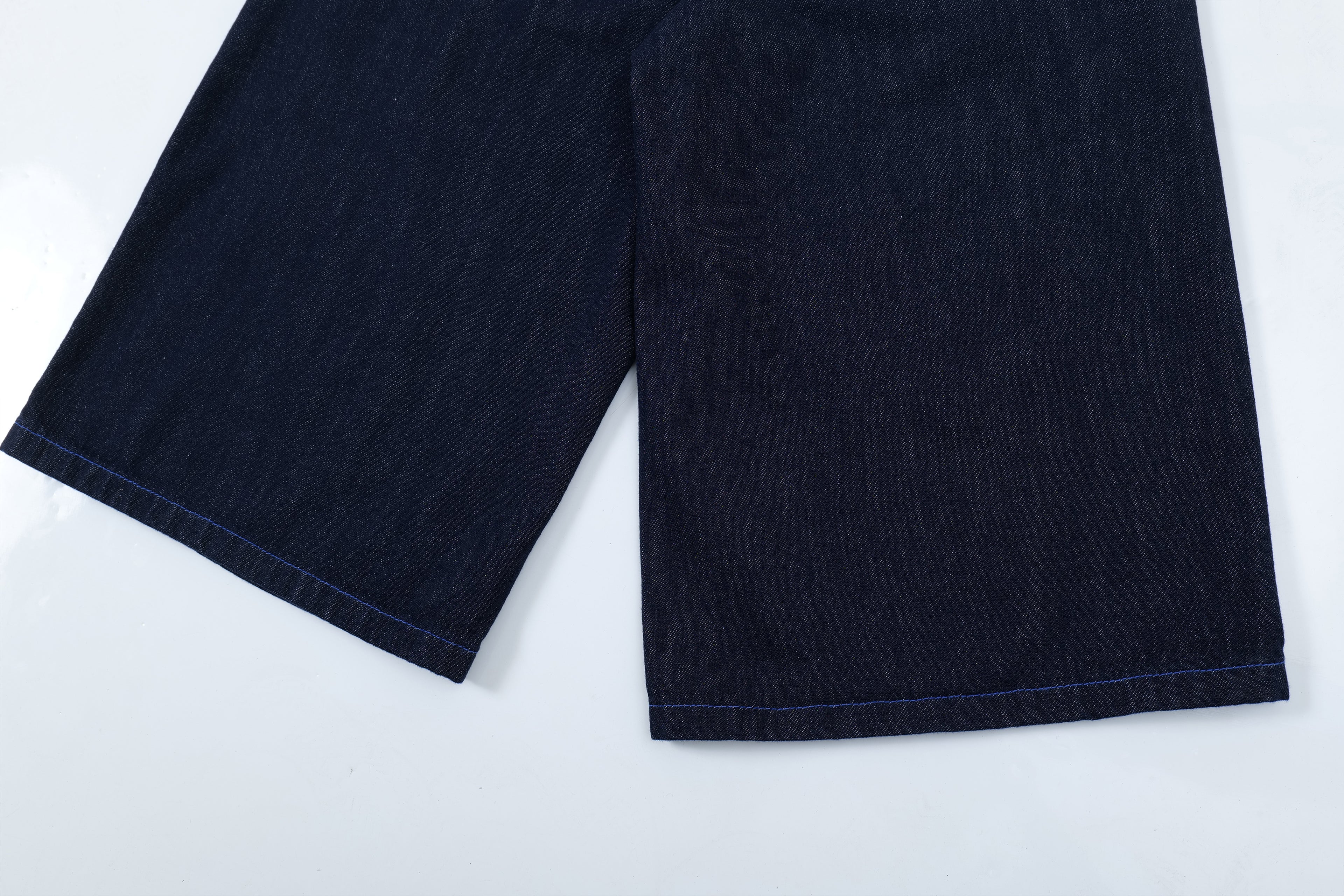 DONOTLOGO Unisex Vintage Denim Shorts | Pigeon & Sun Embroidery | Loose Fit Summer Must-Have
