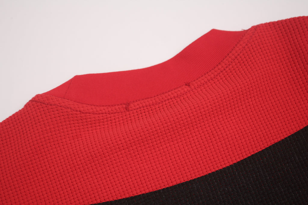 DONOTLOGO Urban Streetwear Collection | Unisex Relaxed Silhouette Tee | Bold Cross Motif & Soft Waffle Knit Fabric