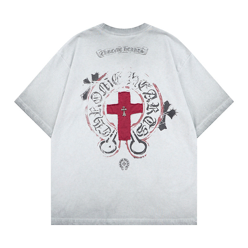 DONOTLOGO Deconstructed "ROCKS" Graphic Tee - Unisex Vintage Washed Graphic T-Shirt - Edgy Streetwear Aesthetic Oversized Top