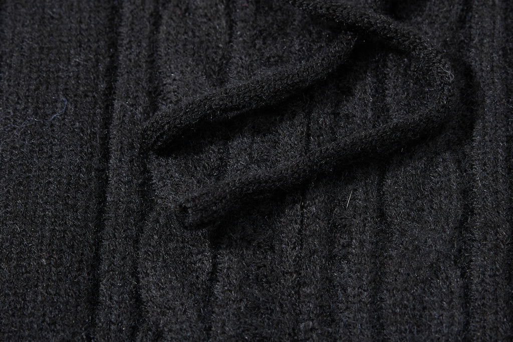 DONOTLOGO Cozy Streetwear Collection | Unisex Relaxed Silhouette Knit Cardigan | Bold Cable Texture & Soft Warm Fabric