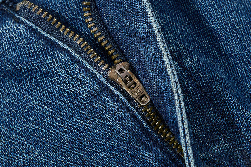 DONOTLOGO Heavy Distressed Wide-Leg Denim | Unisex Y2K Ripped Baggy Jeans | Vintage Blue High Street Oversized Trousers