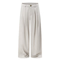 DONOTLOGO Minimalist Black Baggy Suit Pants | Unisex Y2K Wide Leg Trousers | High Street Relaxed Fit Bottoms