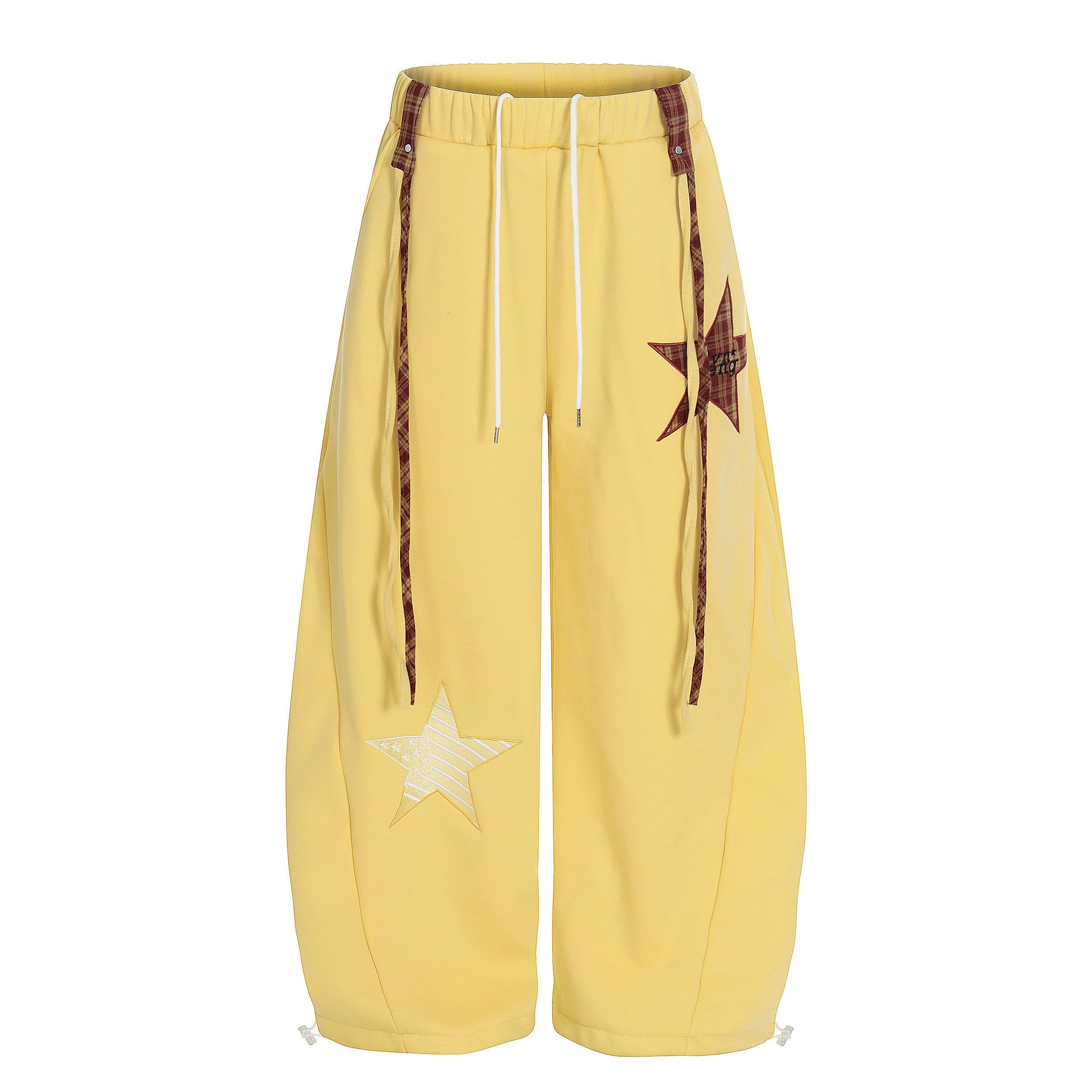 DONOTLOGO Urban Streetwear Collection | Unisex Relaxed Silhouette Sweatpants | Bold Star Motif & Soft Cotton Knit Fabric