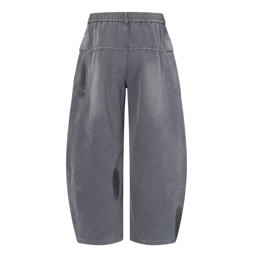 Unisex Vintage Curved-Leg Jeans