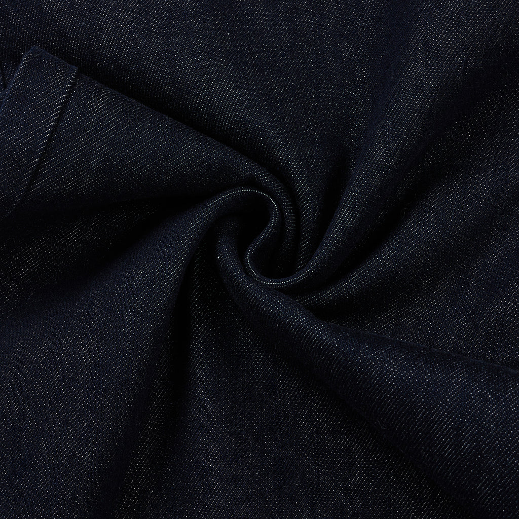 DONOTLOGO Retro Black Raw Denim Shorts | Unisex Y2K Wide Leg Trousers with Minimalist Design | High Street Relaxed Fit Bottoms