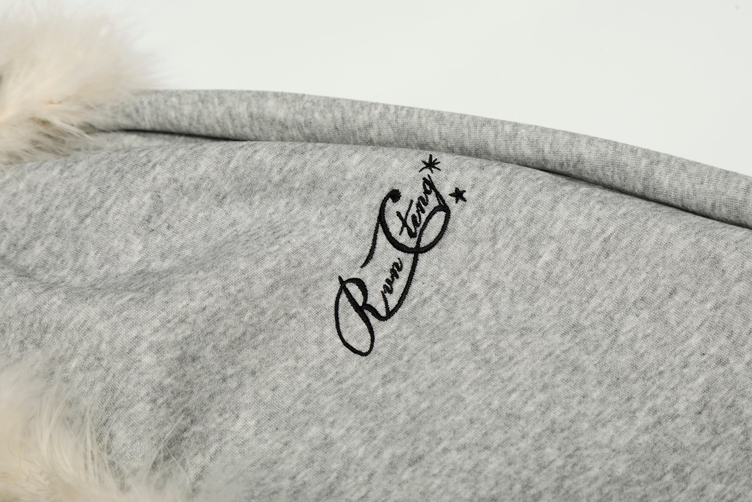 DONOTLOGO Urban Streetwear Collection | Unisex Relaxed Silhouette Sweatpants | Bold Faux Fur Motif & Soft Cotton Knit Fabric