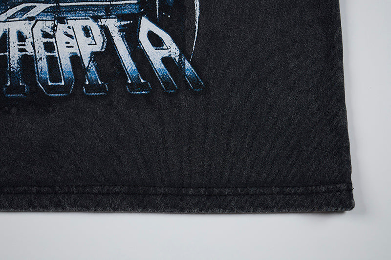 DONOTLOGO Neon Dystopia: Cyberpunk Aesthetic Oversized Tee - Heavyweight Vintage Wash Streetwear