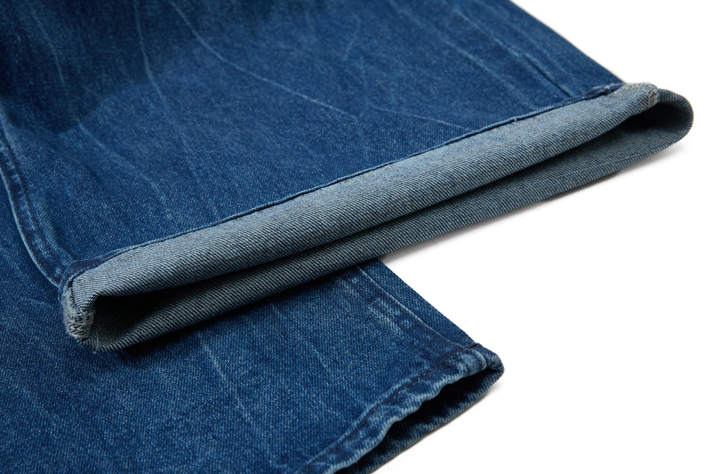 DONOTLOGO Heavy Distressed Wide-Leg Denim | Unisex Y2K Ripped Baggy Jeans | Vintage Blue High Street Oversized Trousers