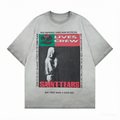 DONOTLOGO "SAINT TEARS" Vintage Band Tee - Distressed Wash Heavyweight Cotton Oversized T-Shirt with "THE 2 LIVES CREW" Graphic