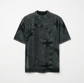 DONOTLOGO Urban Workwear Collection | Unisex Relaxed Fit Tee | Bold Panel Construction & Vintage Wash Motif with Soft Heavyweight Cotton